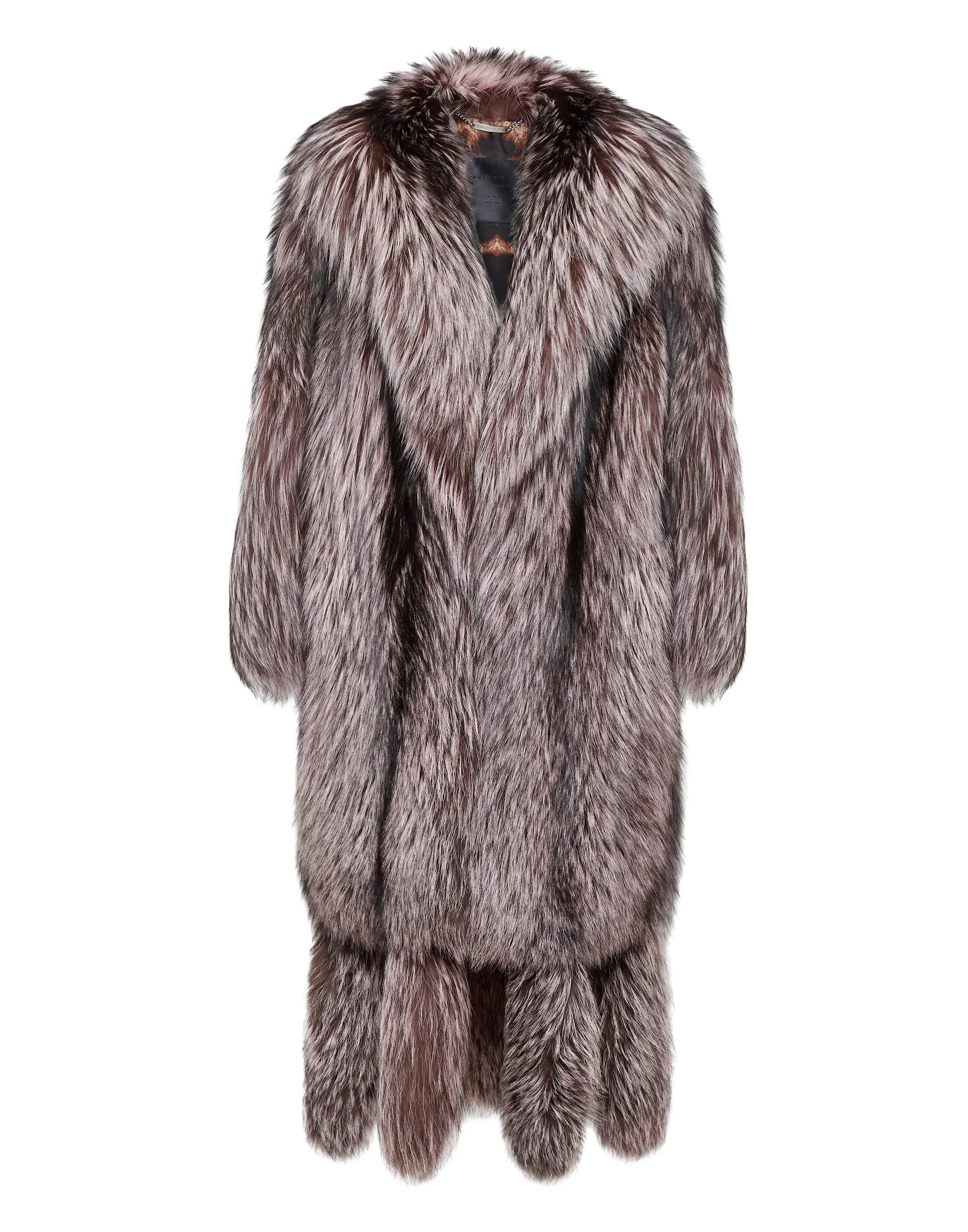 LONG SILVER FOX COAT | Shop Simon
