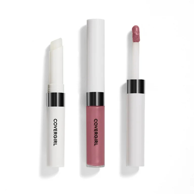 COVERGIRL Outlast All-Day Lip Color Liquid Lipstick and Moisturizing Topcoat, Always Rosy | Walmart (US)