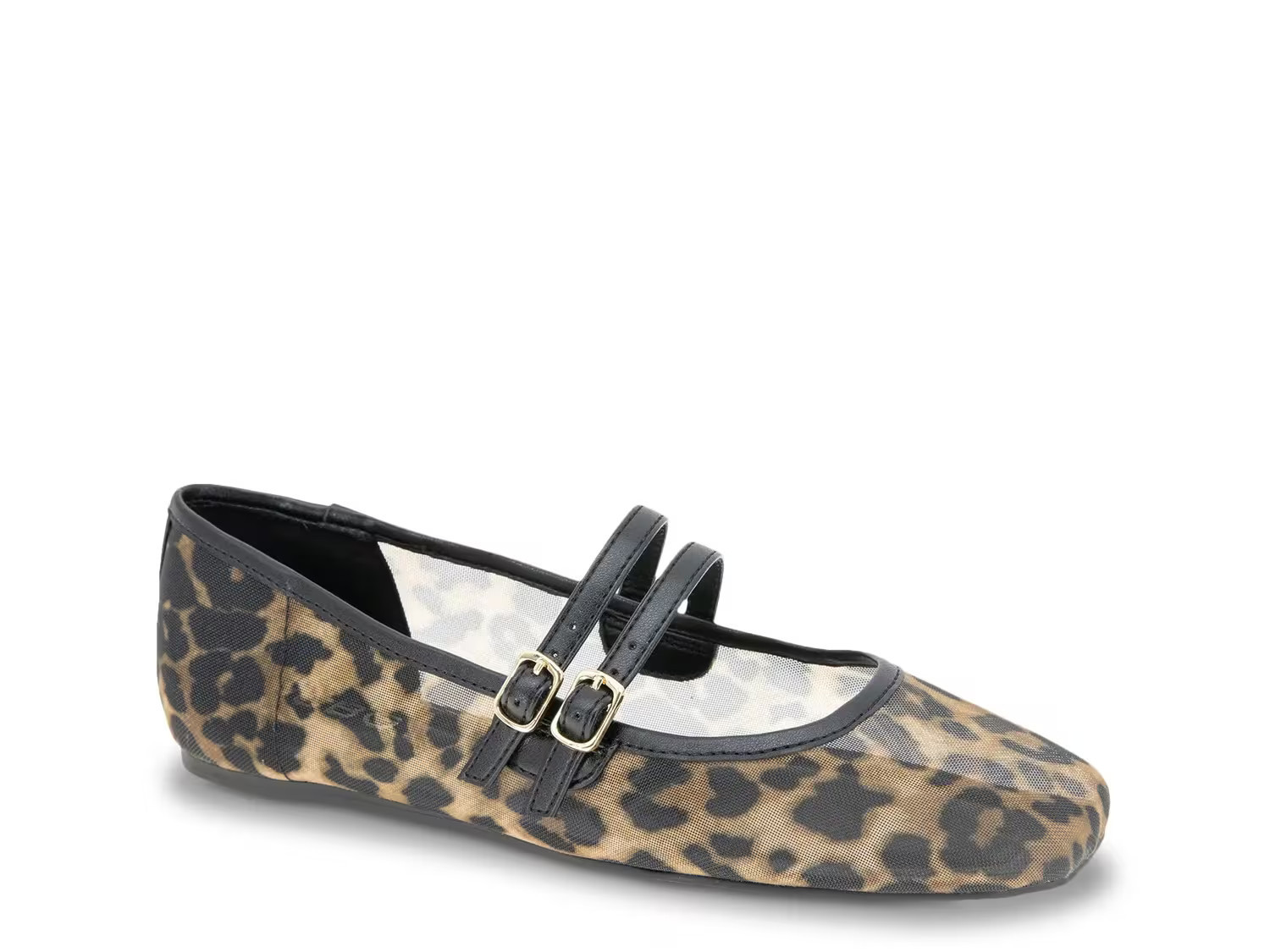 BCBGeneration Harisa Mary Jane Flat | Women's | Dark Brown/Black Cheetah Print | Size 6.5 | Flats | Mary Jane | DSW