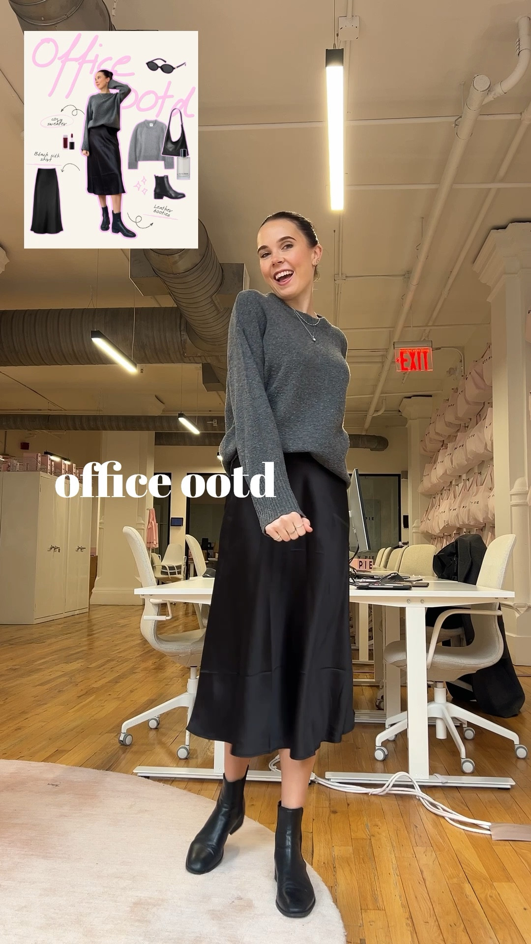 video of my office ootd from yesterday, see my last post for all the extra details of why I love this fit! you could literally mix and match in so many variations of this for a cozy yet chic office to dinner outfit perfect for fall and winter ❄️ 


#LTKStyleTip #LTKWorkwear #LTKFindsUnder50