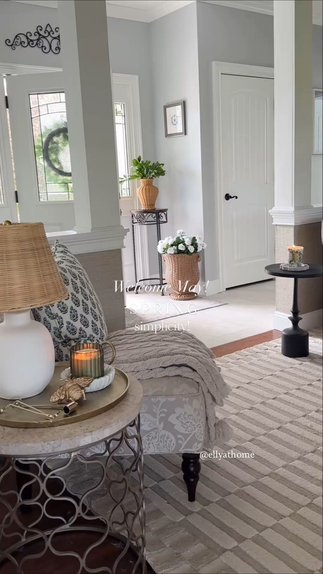 Spring entryway refresh! Shop throw pillows, blankets, rattan planter, spring candles, new vases, florals, table lamps, decor boxes, + more spring home decor accessories.

#LTKHome #LTKSaleAlert