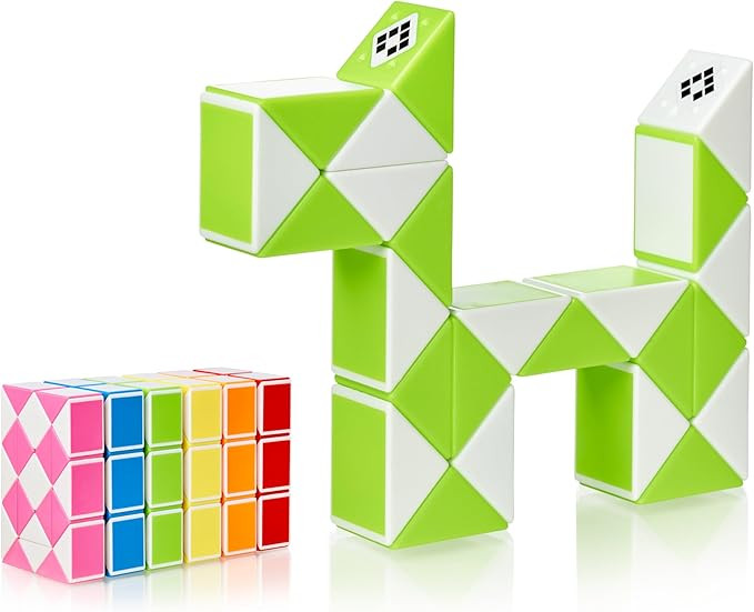 CUBIDI® Magic Snake Cube | Fidget Snake Toy for Kids | Travel Toys for Kids Ages 4-8 | Great Gif... | Amazon (US)