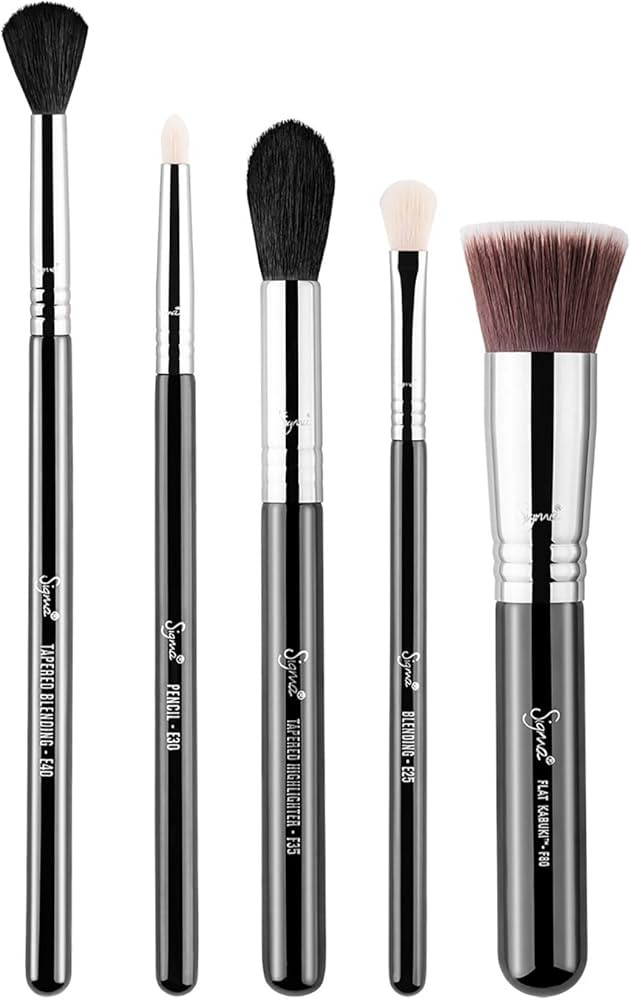SIGMA Beauty Most Wanted Makeup Brush Set – Set of 5 Favorite Makeup Brushes for Foundation, Hi... | Amazon (US)