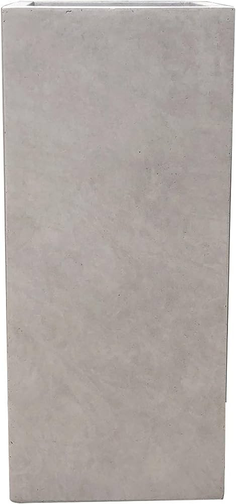 Kante RF0002A-C80021-2 Lightweight Durable Modern Tall Square Outdoor Planter, Weathered Concrete | Amazon (CA)