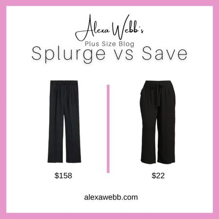 Splurge Vs Save Plus Size Black Linen Blend Pants by Alexa Webb #plussize


#LTKPlusSize #LTKOver40 #LTKStyleTip