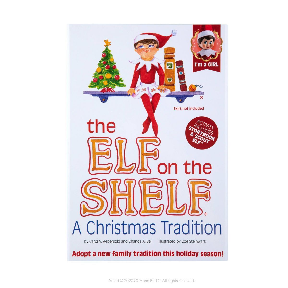 The Elf on the Shelf - Blue Eye Girl Elf - by Chanda Bell (Hardcover) | Target