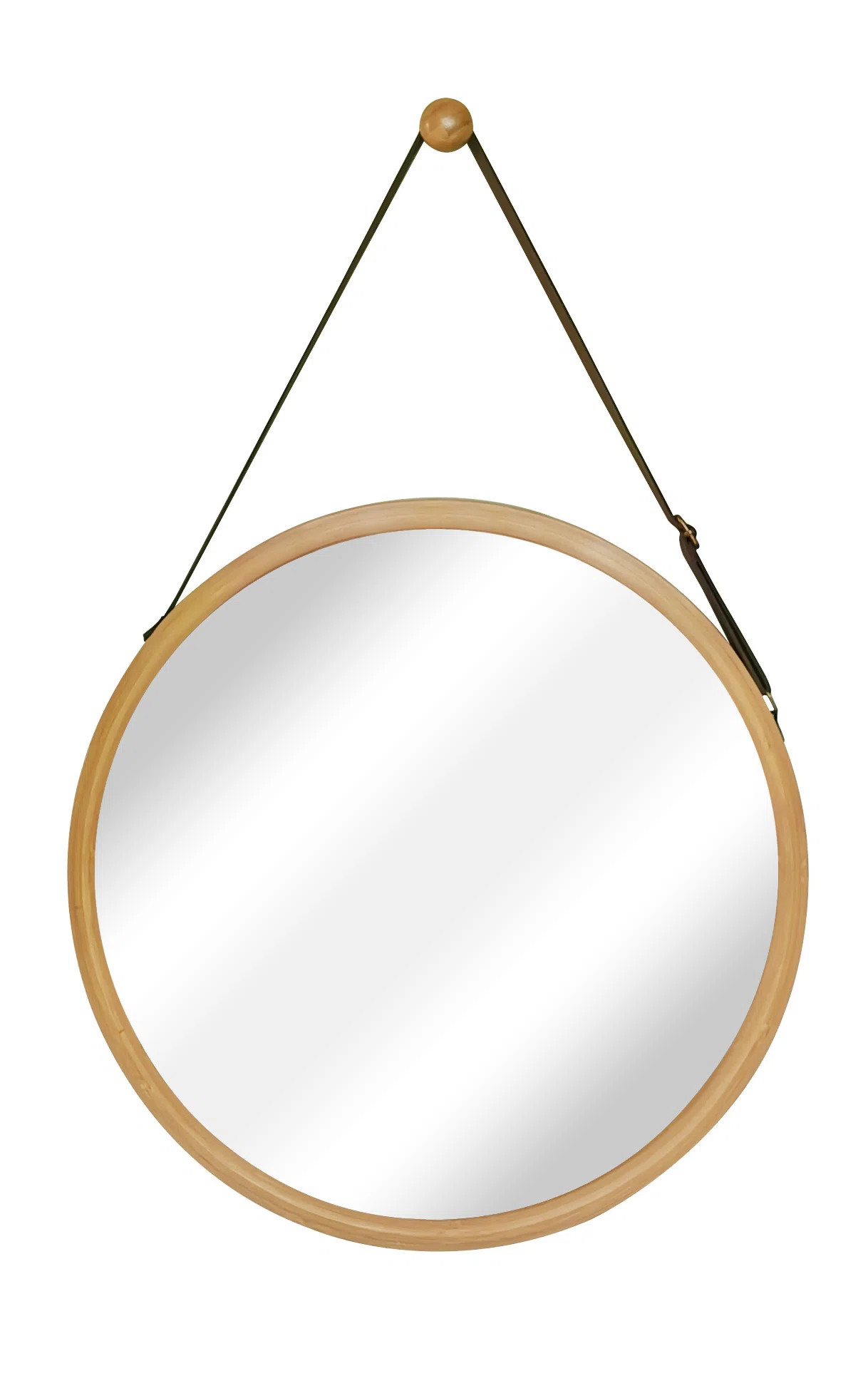 Jeffrey Wood Flat Wall Mirror | Wayfair North America