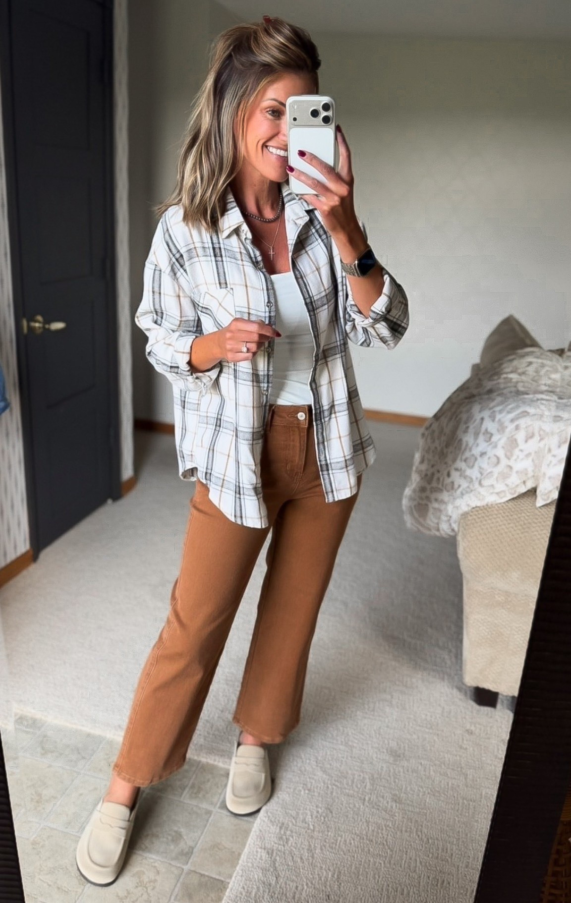 Reporting for mom duty, Fall uniform ✔️ 
Top/ small
Tank/ medium
Jeans/ 6

#LTKSeasonal #LTKOver40 #LTKmomlife