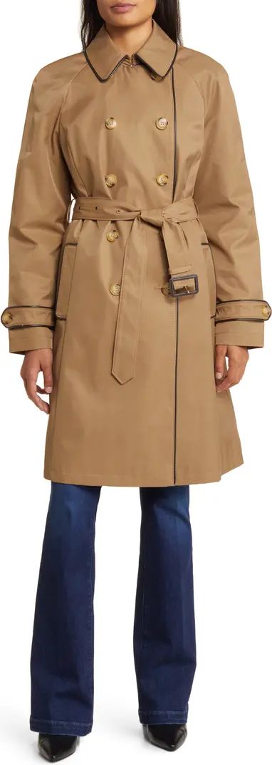 Water Repellent Cotton Blend Belted Trench Coat | Nordstrom