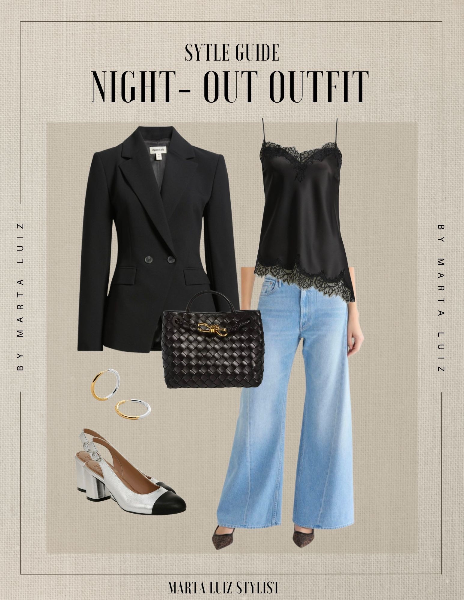 Date night | Night Out outfit 

Lace tops are having a major fashion moment this season, bringing a perfect mix of romance and modern edge to everyday style. 

This top from open edit is affordable but it looks elevated! 

#LTKootd