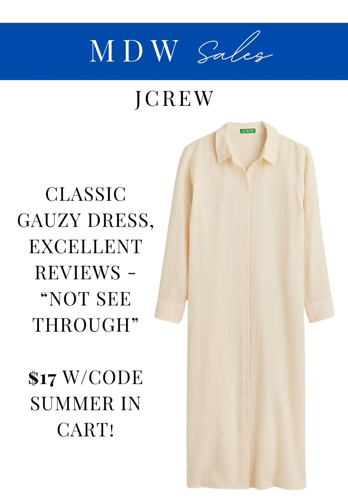 JCrew dress $17!

#LTKFindsUnder50 #LTKStyleTip #LTKSaleAlert