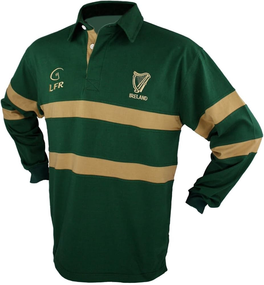 Men's Irish Harp Rugby Shirt | Amazon (US)