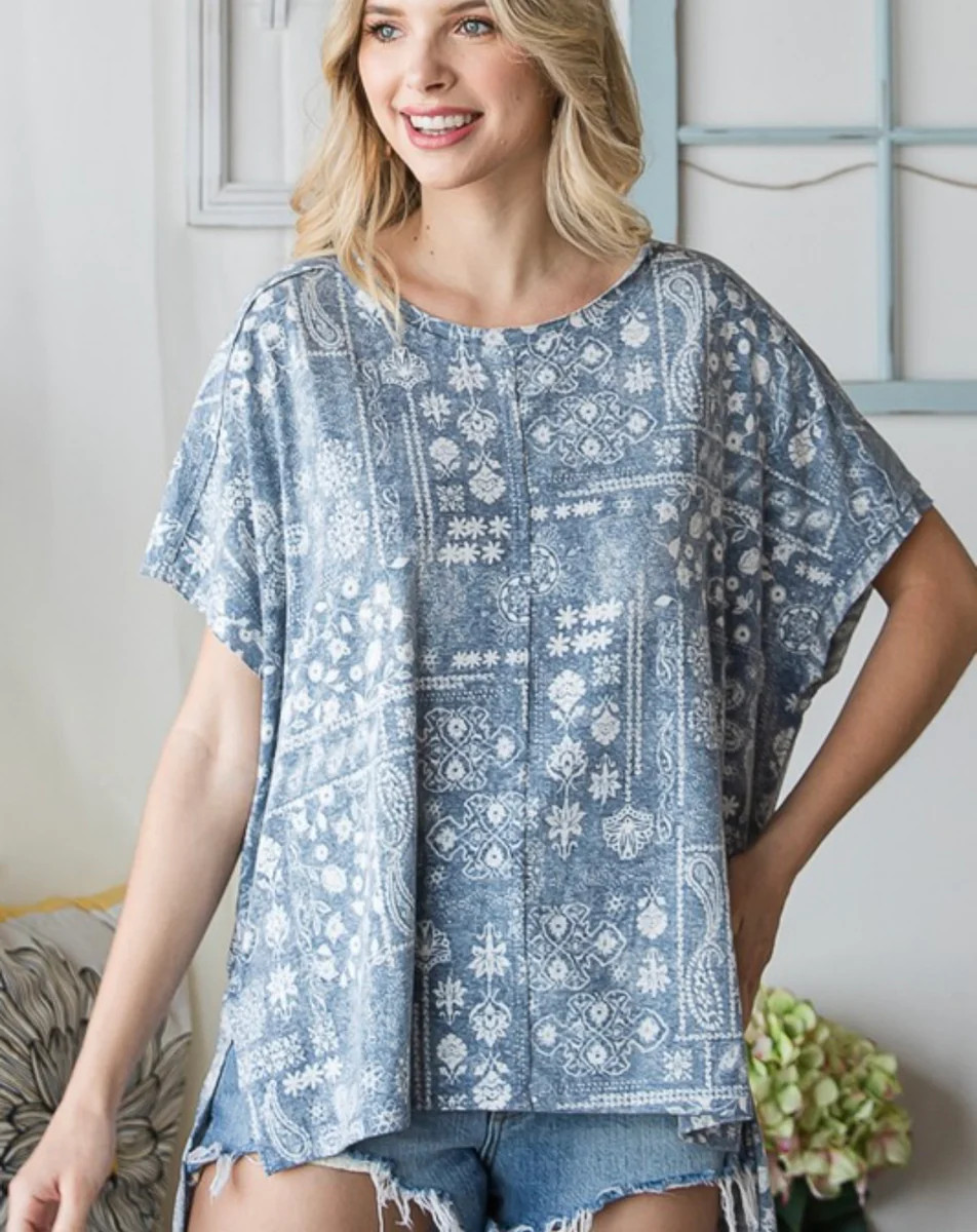 Meet Your Match Paisley Top | Statement Boutique