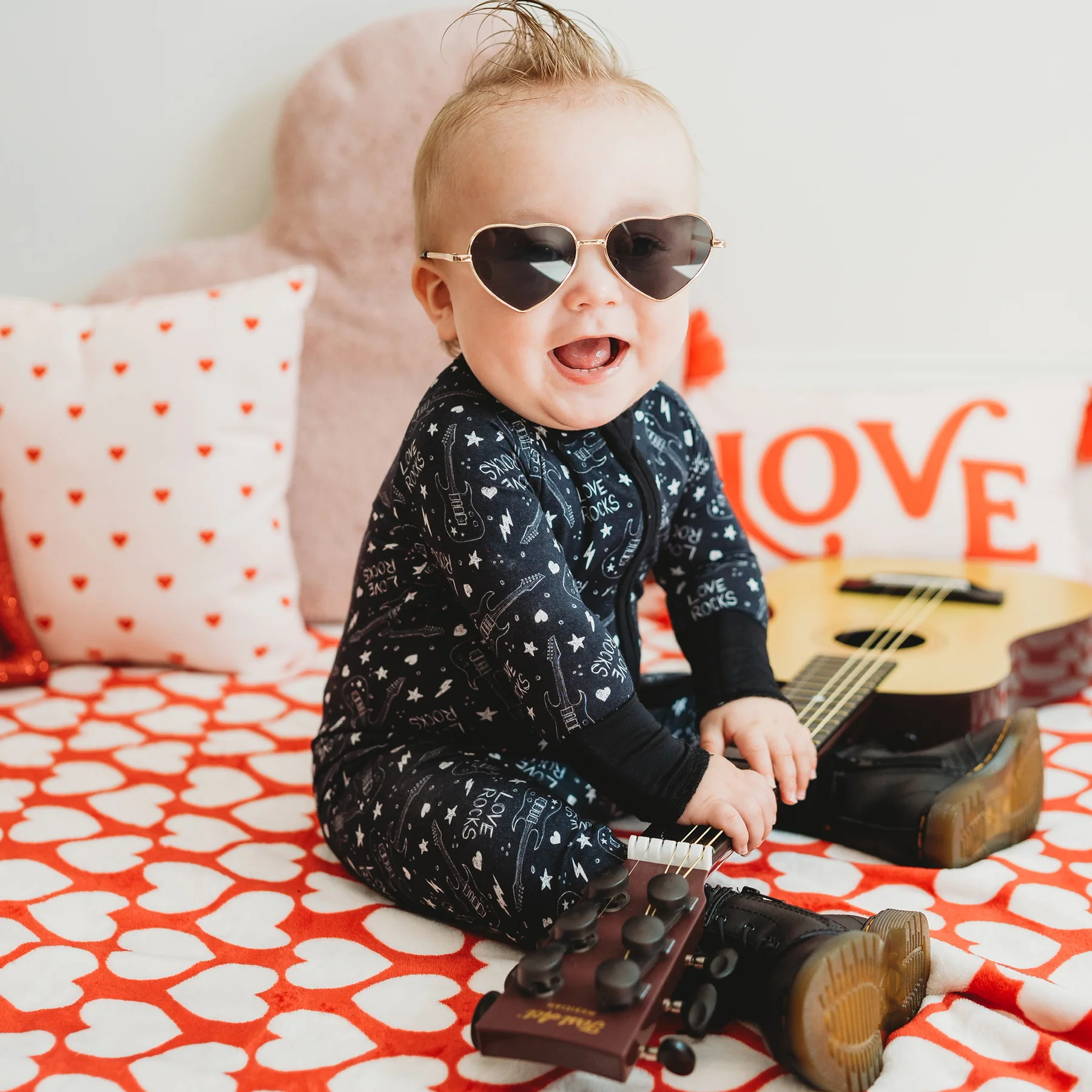 LOVE ROCKS DREAM ROMPER | DREAM BIG LITTLE CO