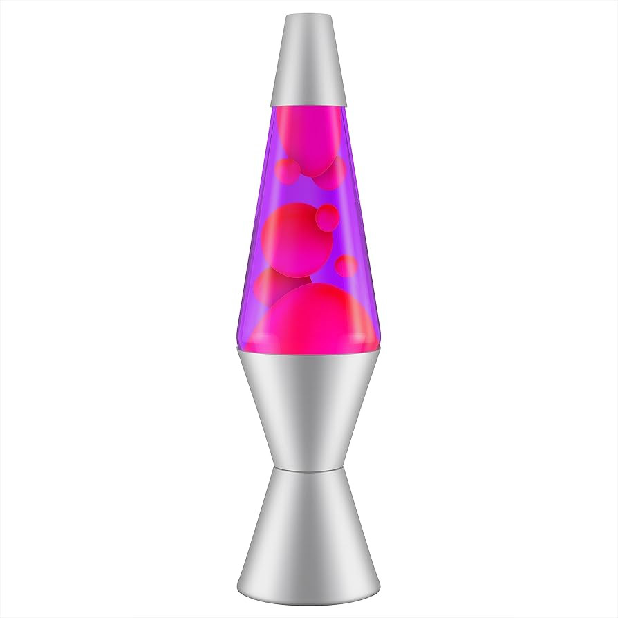 Lamp 2121 Pink/Purple 14.5" Classic Motion Lava(r) Silver, inches | Amazon (US)