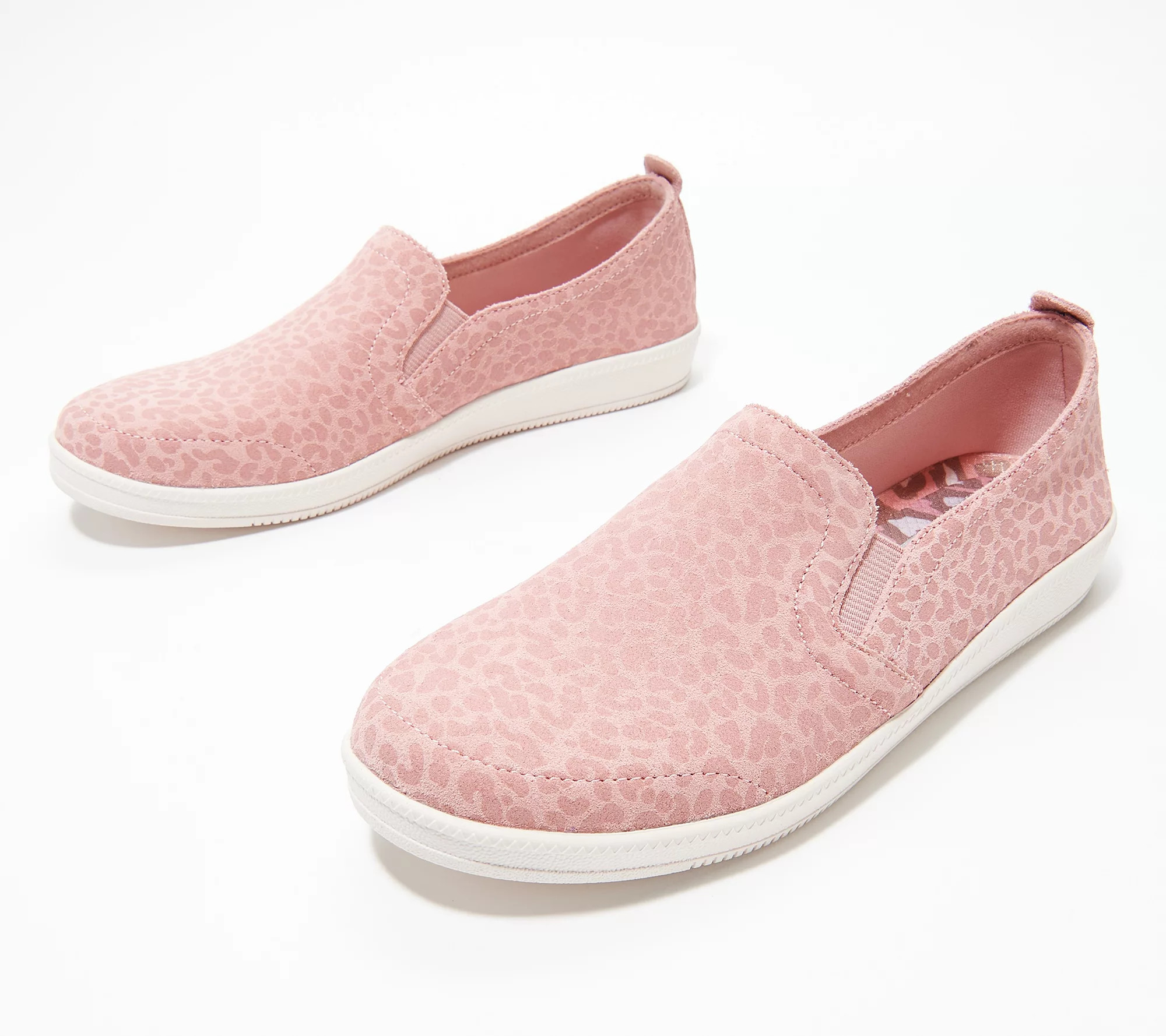 Skechers Madison Ave Leopard Suede Slip-On Shoes - Feline Wild | QVC