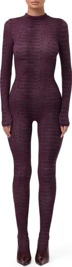 Naked Wardrobe Animal Print Closed Toe Jumpsuit | Nordstrom | Nordstrom