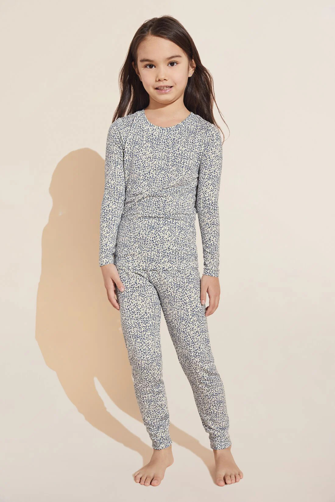 Kids Printed TENCEL™ Modal Unisex Long PJ Set | Eberjey