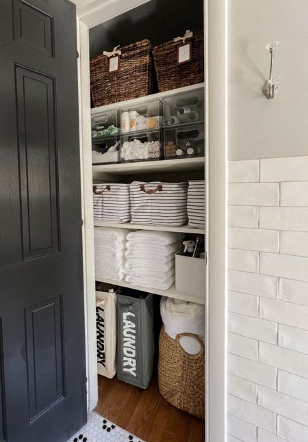 Bathroom Linen Closet Organization Ideas That Totally Work For Us! 

bathroom linen closet organization ideas for the best ways to sort sheets, keep cleaning supplies and toiletries handy, make laundry easier, and have guest amenities in easy reach

#LTKfindsunder100 #LTKhome #LTKstyletip
