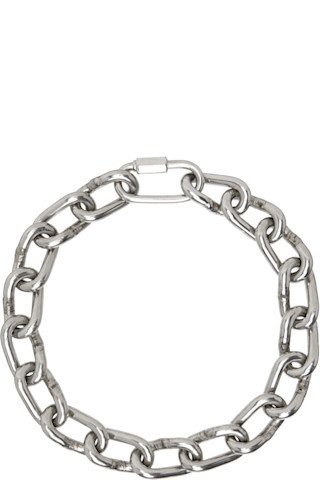 Apartment 1007 - Silver #2/0 Machine Chain Necklace | SSENSE