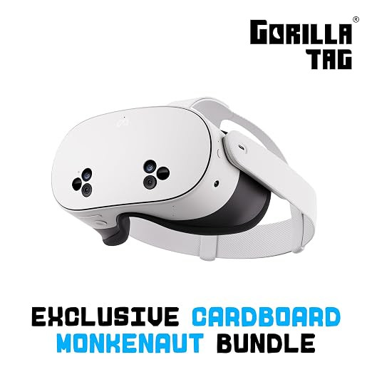 Meta Quest 3S 256GB | VR Without Wires — Gorilla Tag Cardboard Monkenaut Bundle — Amazon Excl... | Amazon (US)