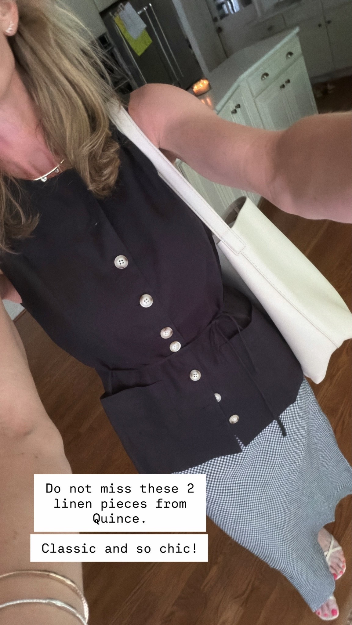 This linen ensemble is adorable! Great colors available too. Size smalls!

@Quince #quincepartner