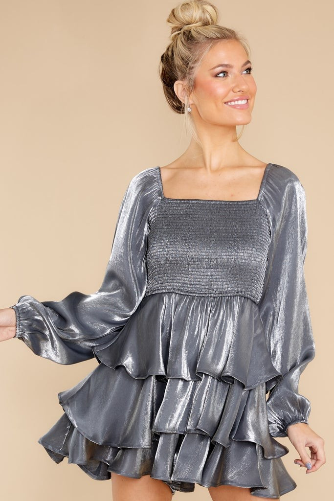 Magical Moves Charcoal Romper  - DONATE-2022 | Red Dress 