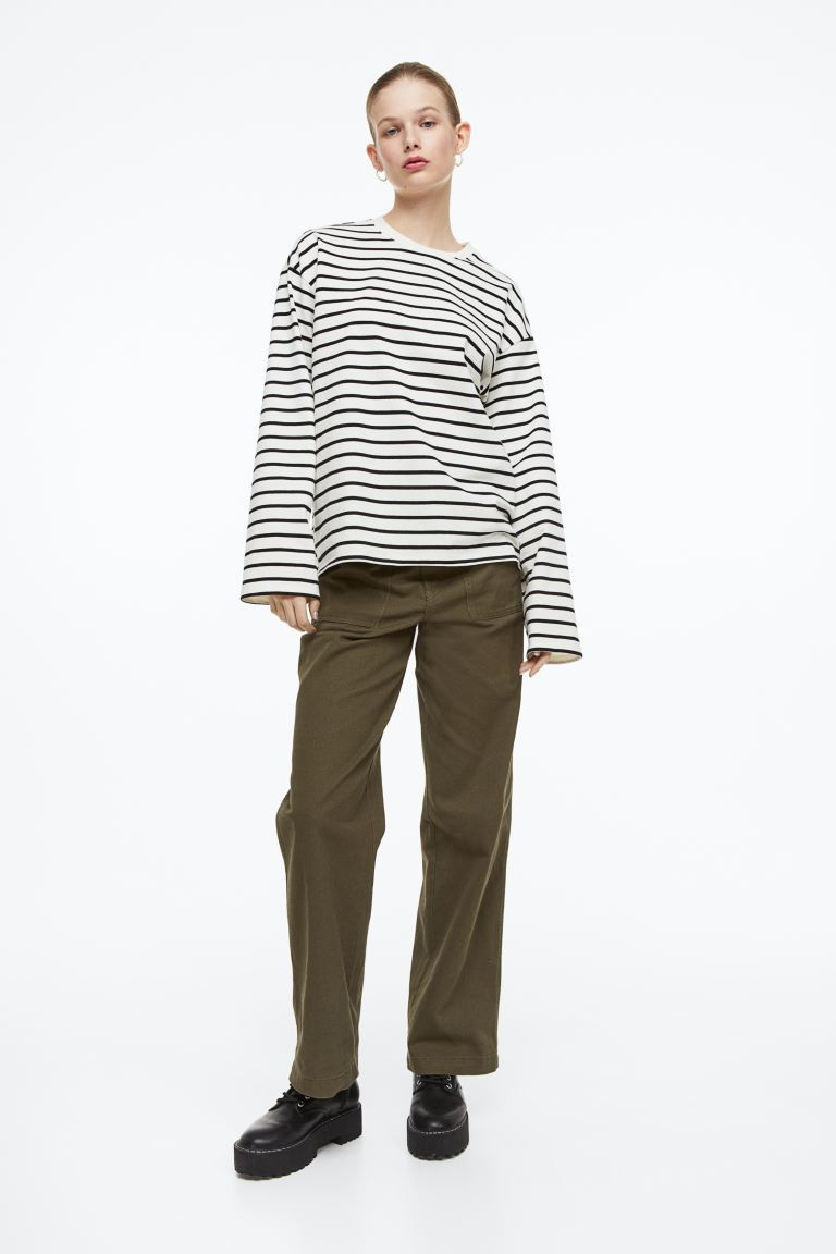 Long-sleeved Jersey Top | H&M (US + CA)