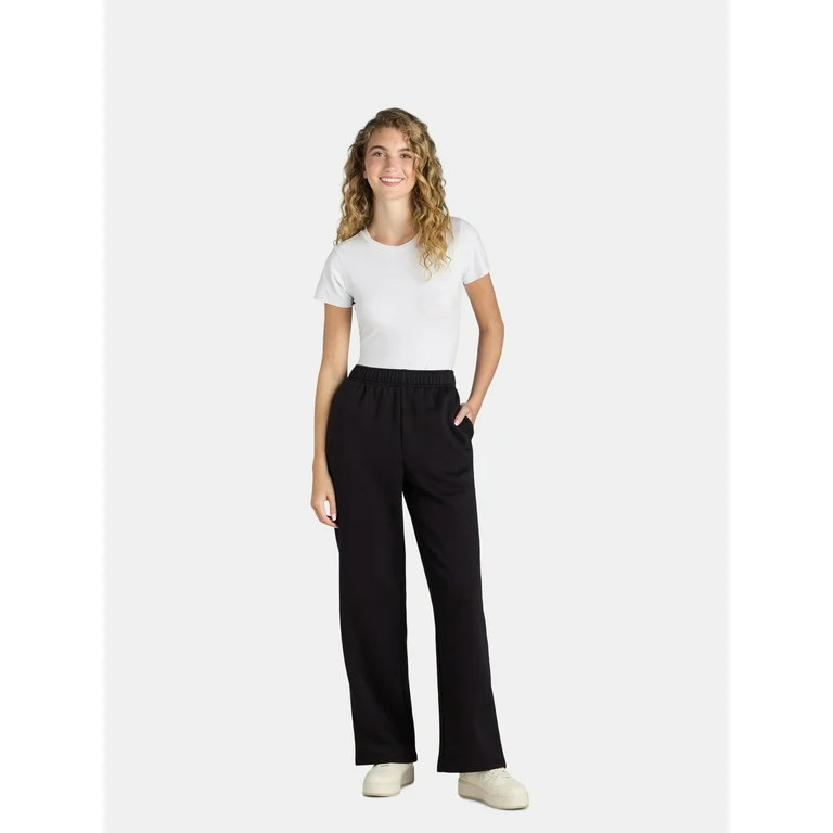 Athletic Works Women's Fleece Pants with Pockets, Sizes XS-XXXL | Walmart (US)