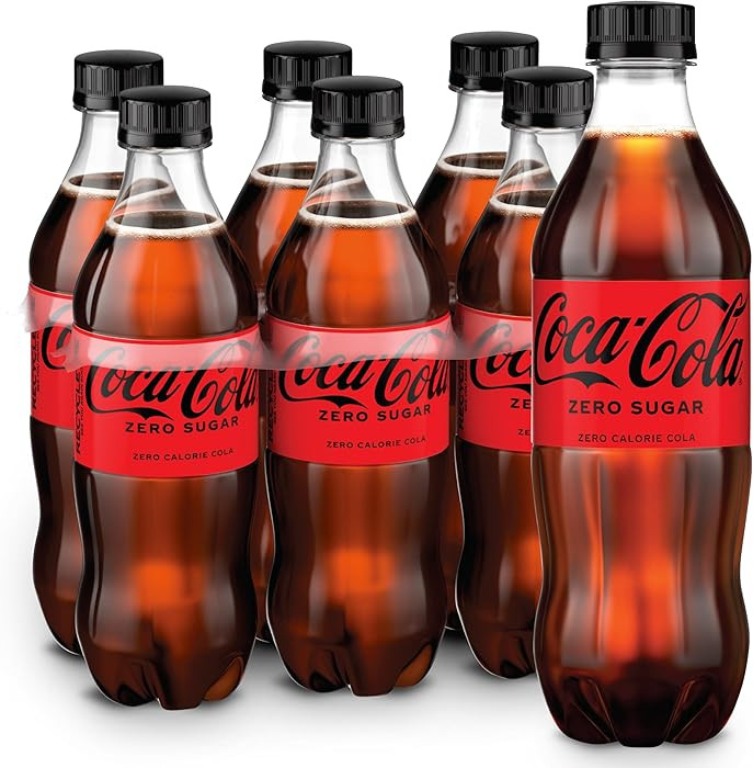 Coke Zero Sugar Diet Soda Soft Drink, 16.9 fl oz, 6 Pack | Amazon (US)
