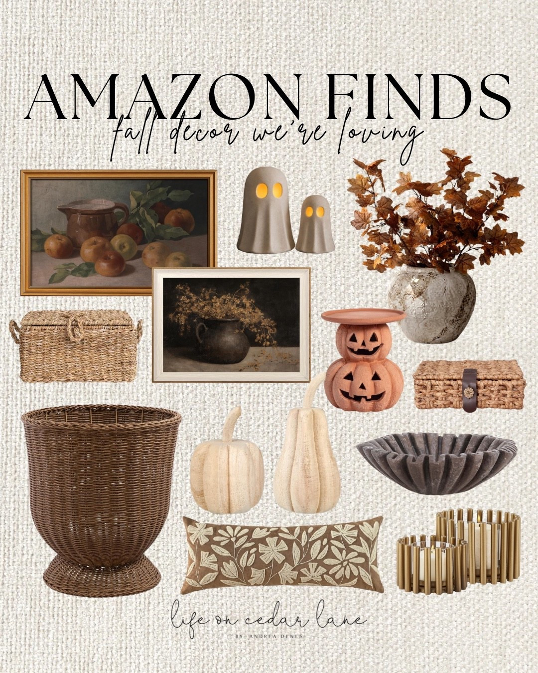 Amazon fall finds that I can't get enough of! Perfect for cozying up your space. #amazonstyle #falldecor

#LTKHome #LTKSaleAlert #LTKSeasonal