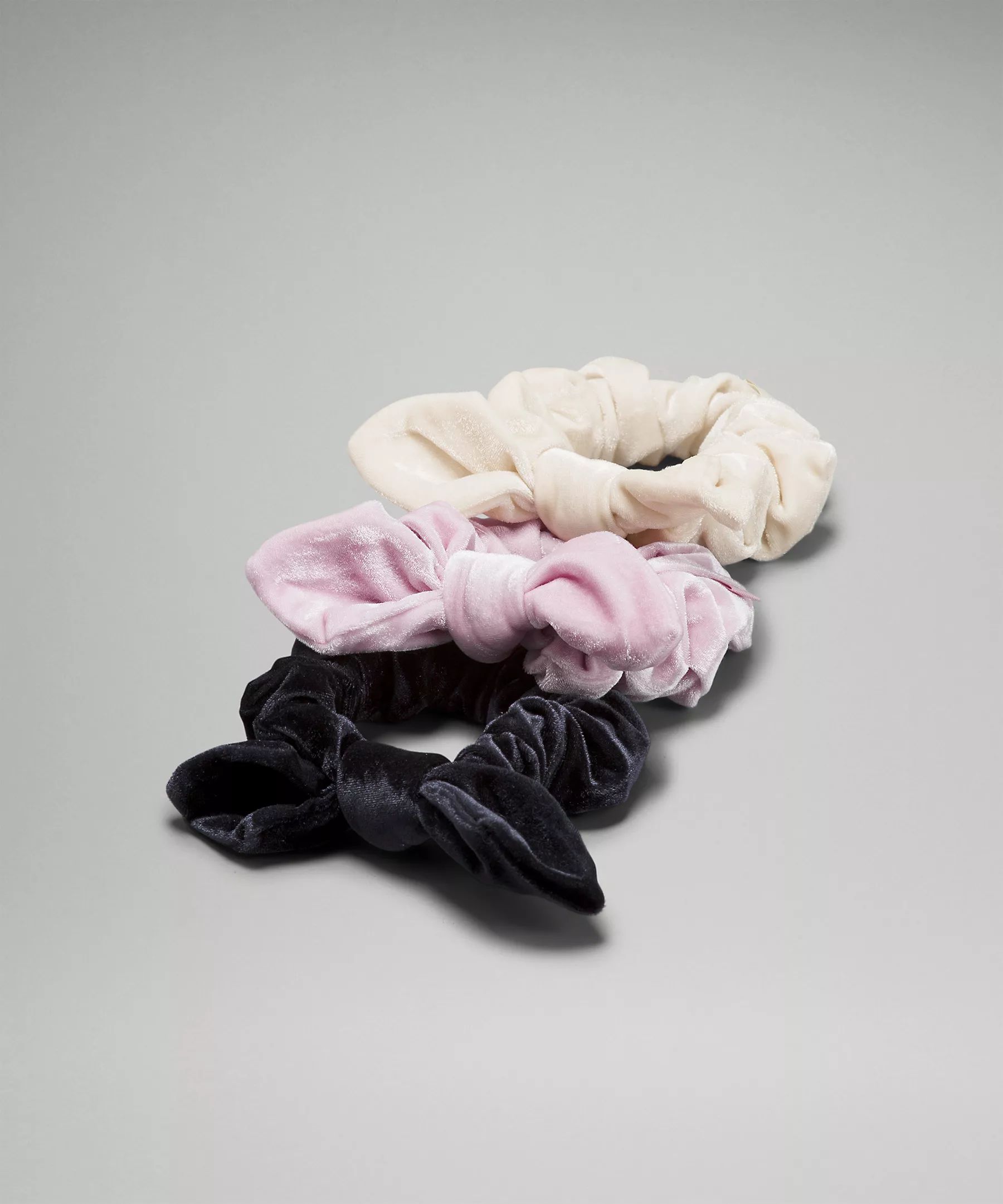 Uplifting Scrunchies 3 Pack Velvet Bow | Lululemon (US)