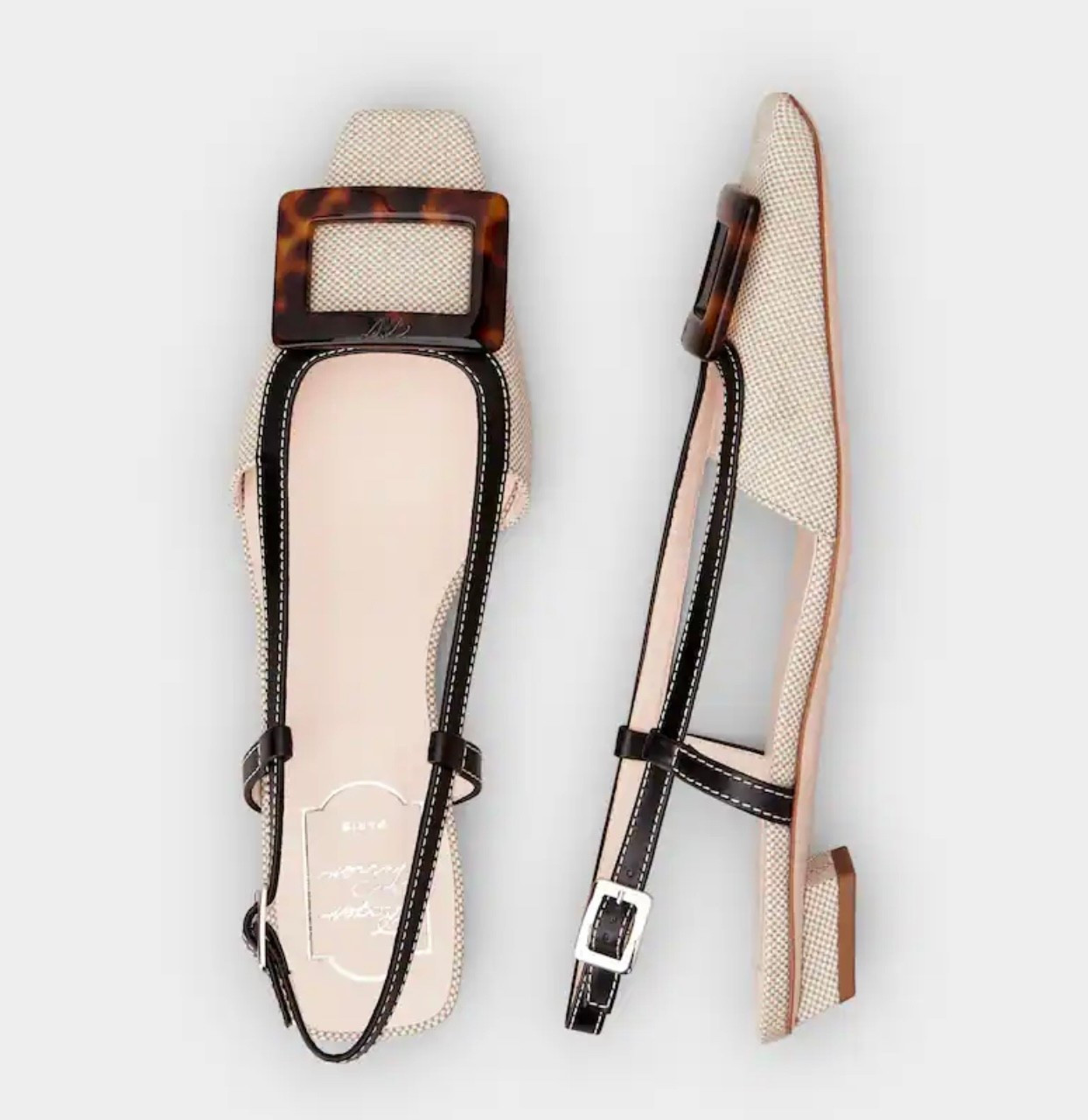 Perfection 
These shoes are beautiful. Black, brown, tan and white…they’ll go with everything for summer.  I love The tortoise buckle.￼
Beautifully made and feminine looking.
Can be dressed up or down. 


#LTKOver40 #LTKU