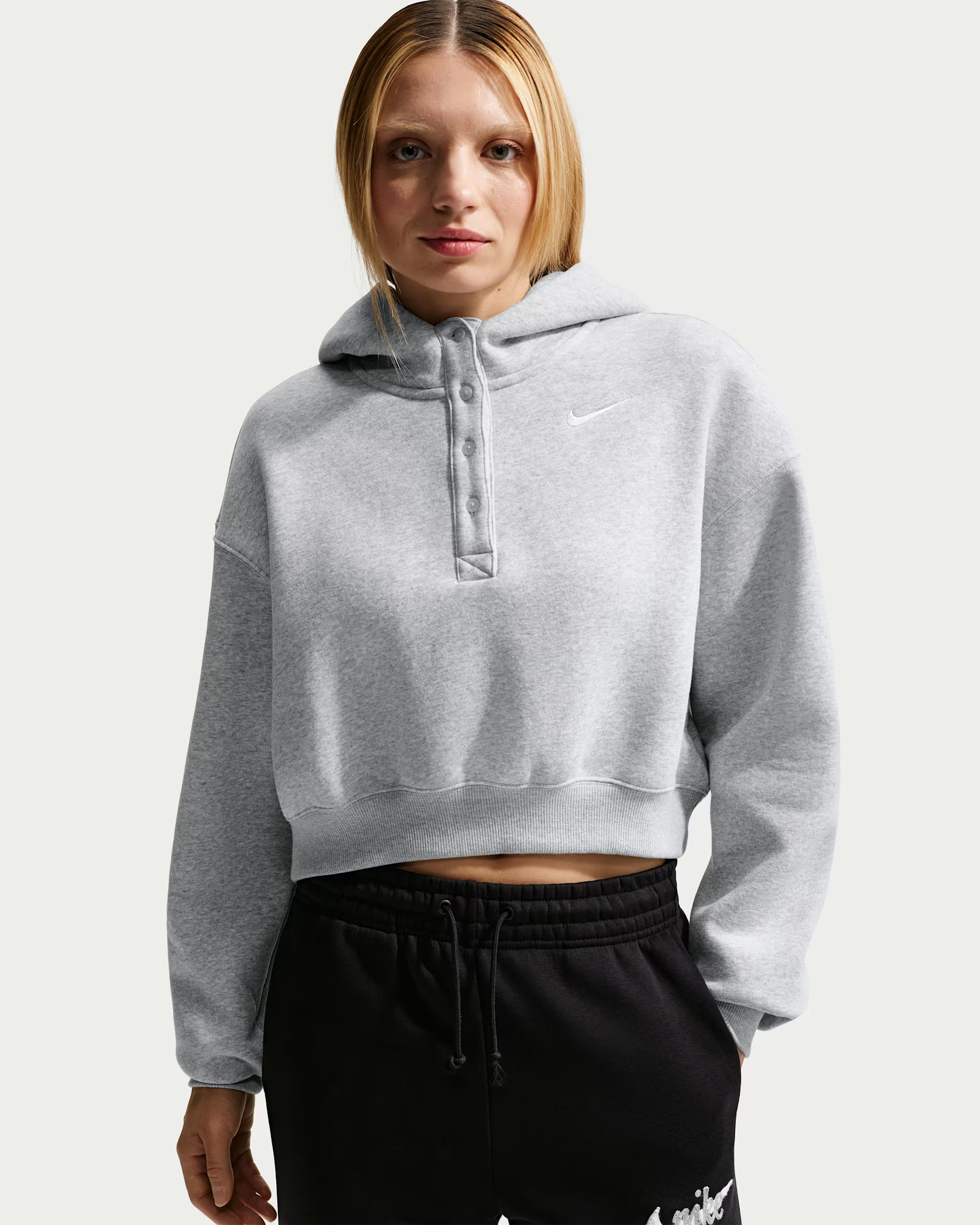 Nike Sportswear Phoenix Fleece Women's Oversized Cropped Henley Hoodie | Nike (US)