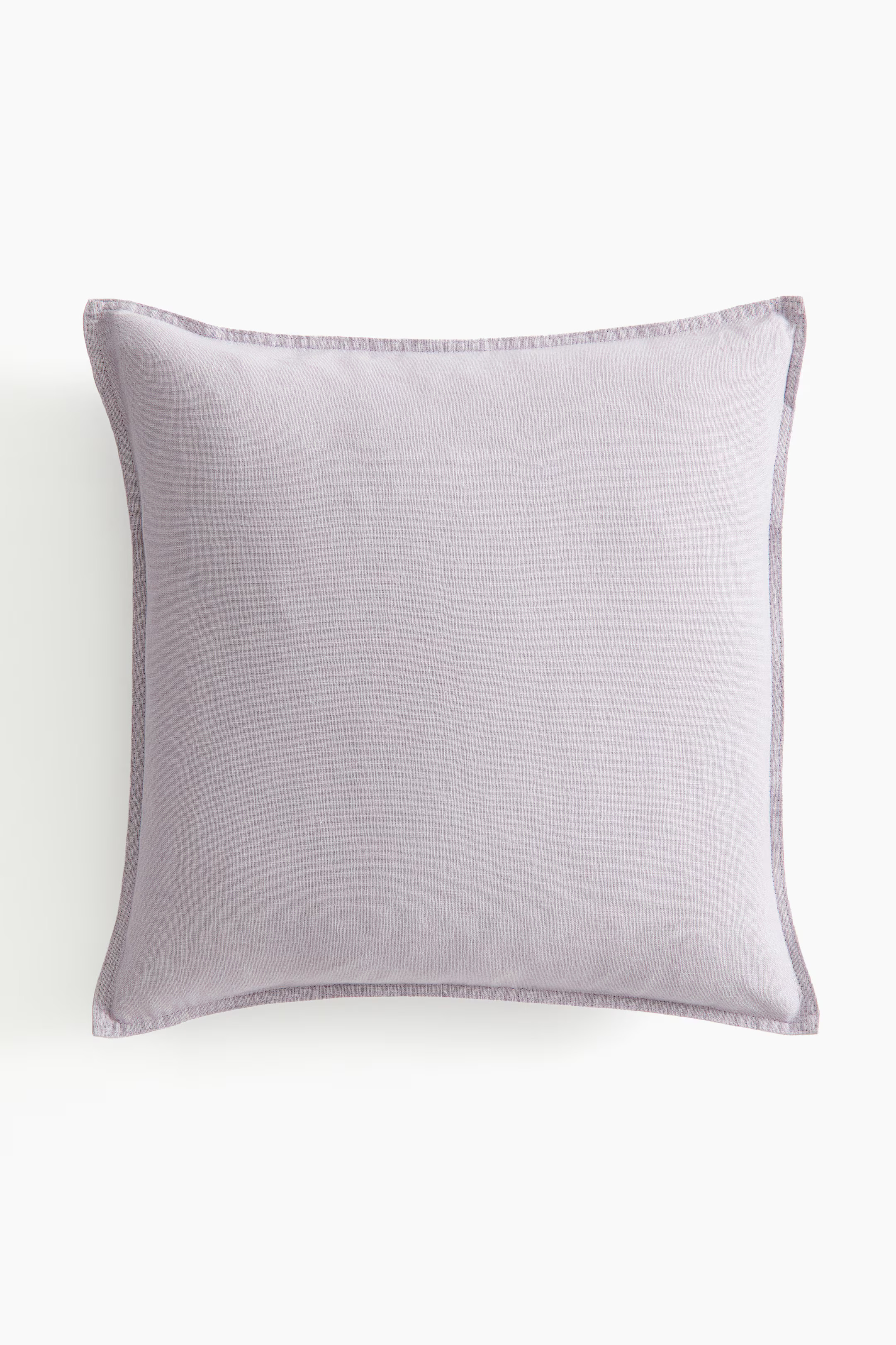 Linen-blend Cushion Cover - Lilac - Home All | H&M US | H&M (US + CA)