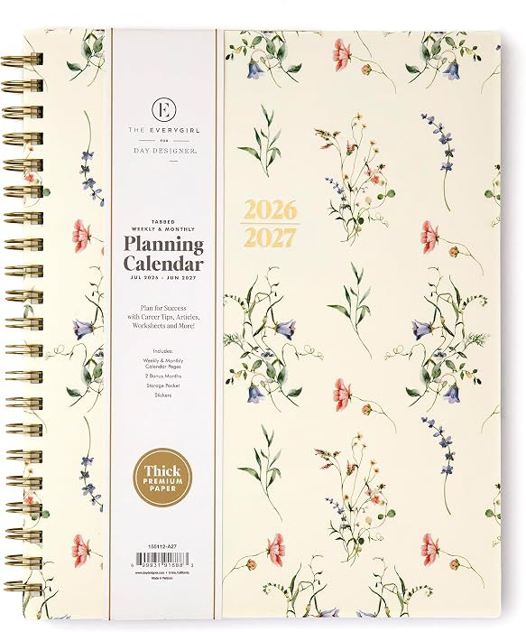 Blue Sky The Everygirl 2026-2027 Weekly and Monthly Academic Year Planner Calendar, July 2026 - J... | Amazon (US)