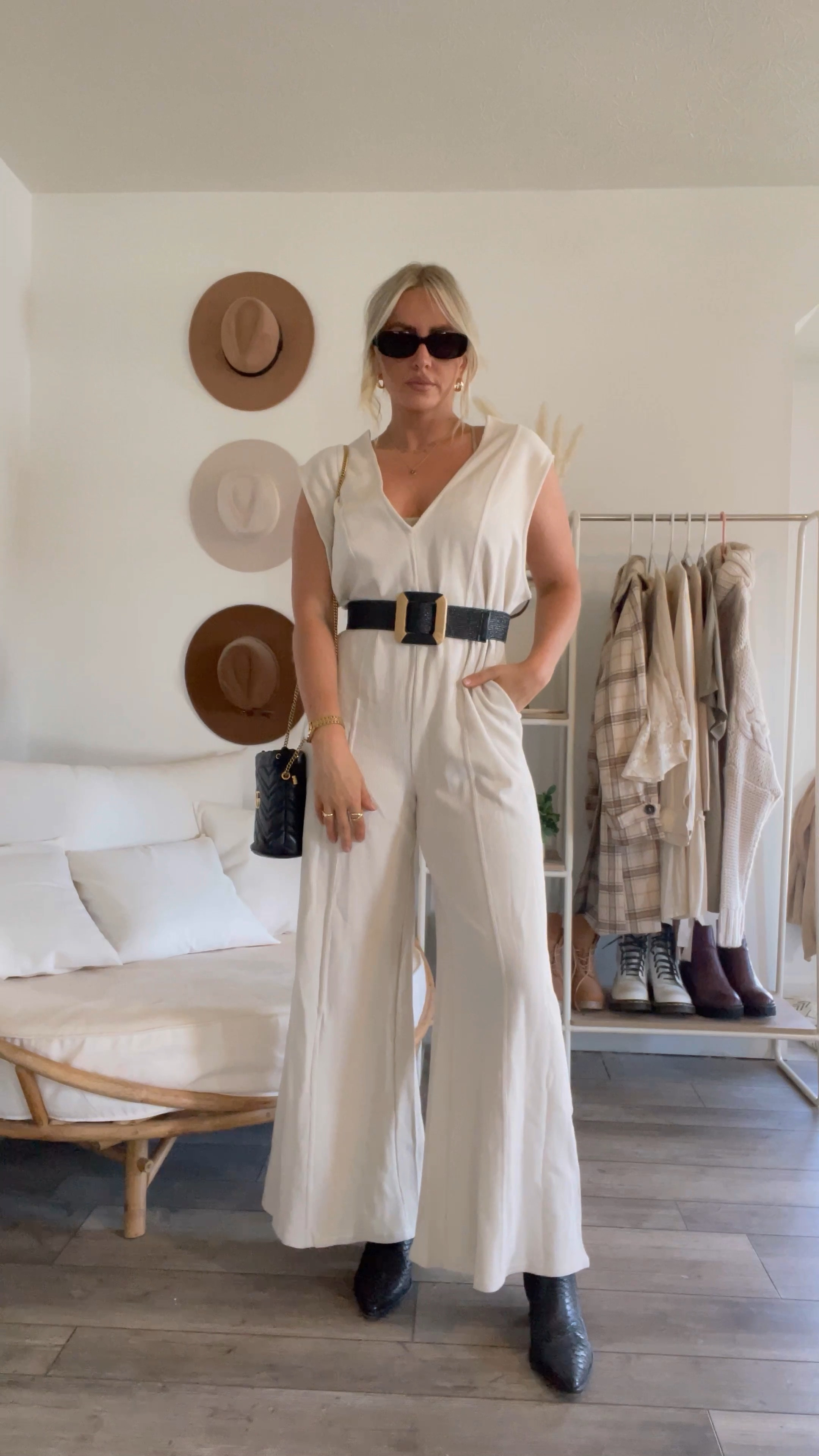 Wearing a size XS. Jumpsuit is oversized but so comfy and cute! Can style up or down 

#LTKstyletip #LTKshoecrush #LTKSeasonal