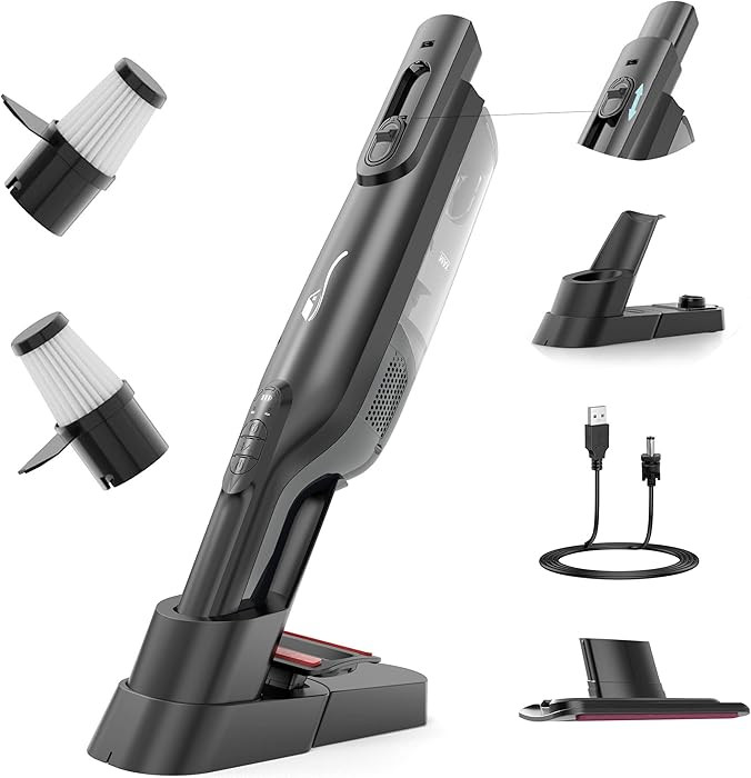Cordless Handheld Vacuum, Lightweight Portable Handheld Vacuum Cleaner with Charging Dock, LED Li... | Amazon (US)