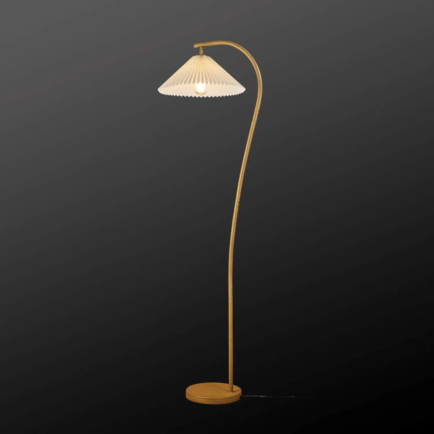 Evangeline Wood Floor Lamp | Wayfair North America