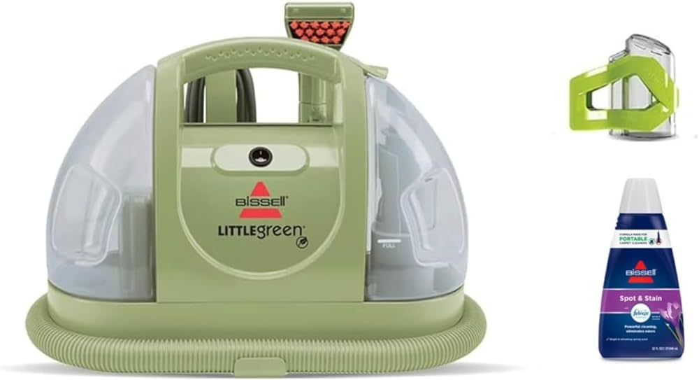 BISSELL Little Green Multi-Purpose Portable Carpet and Upholstery Cleaner, Car and Auto Detailer, with Exclusive Specialty Tools, Green, 1400B | Amazon (US)