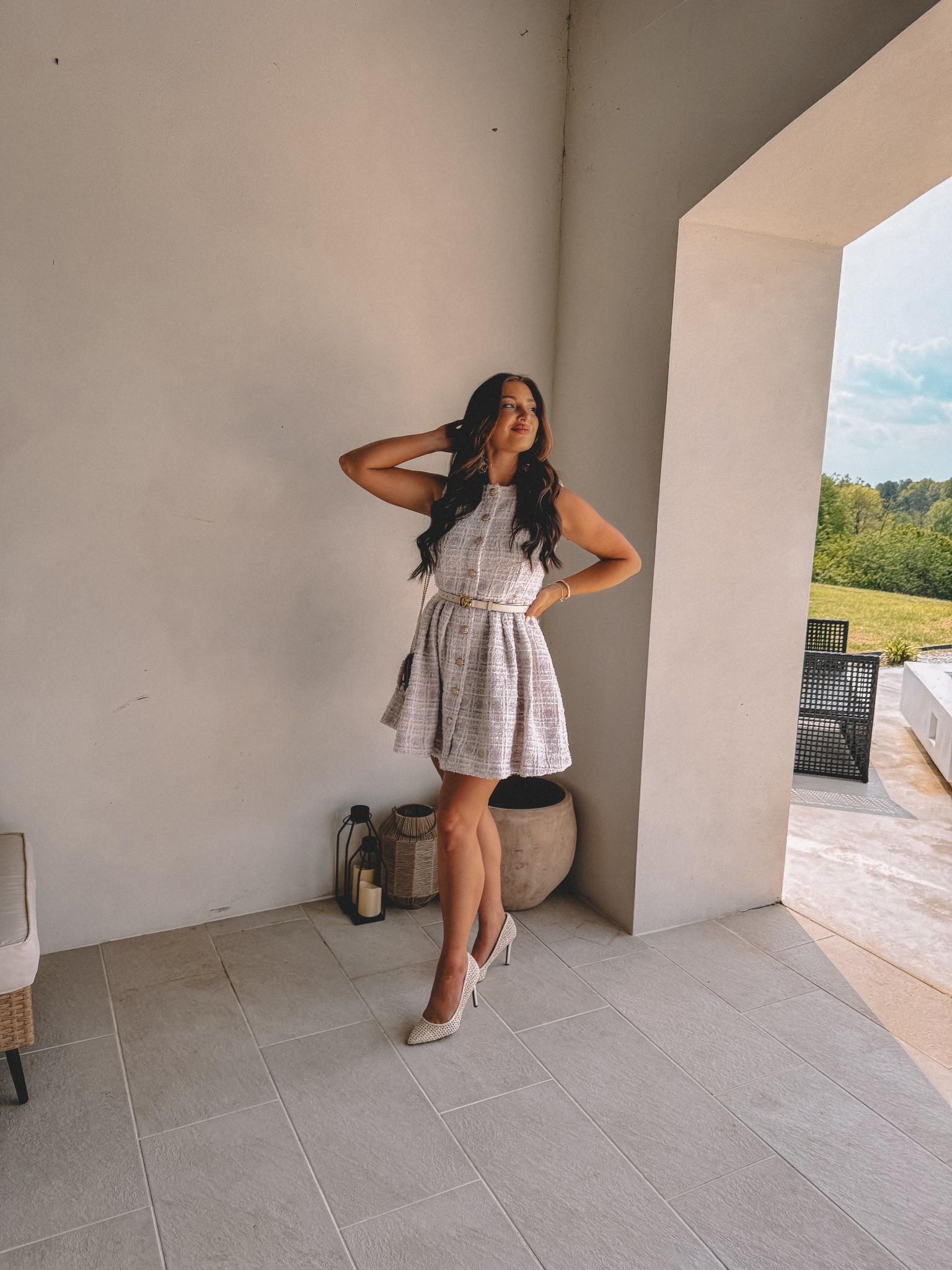 Spring dress, spring outfits, tweed dress

#LTKFindsUnder100 #LTKStyleTip