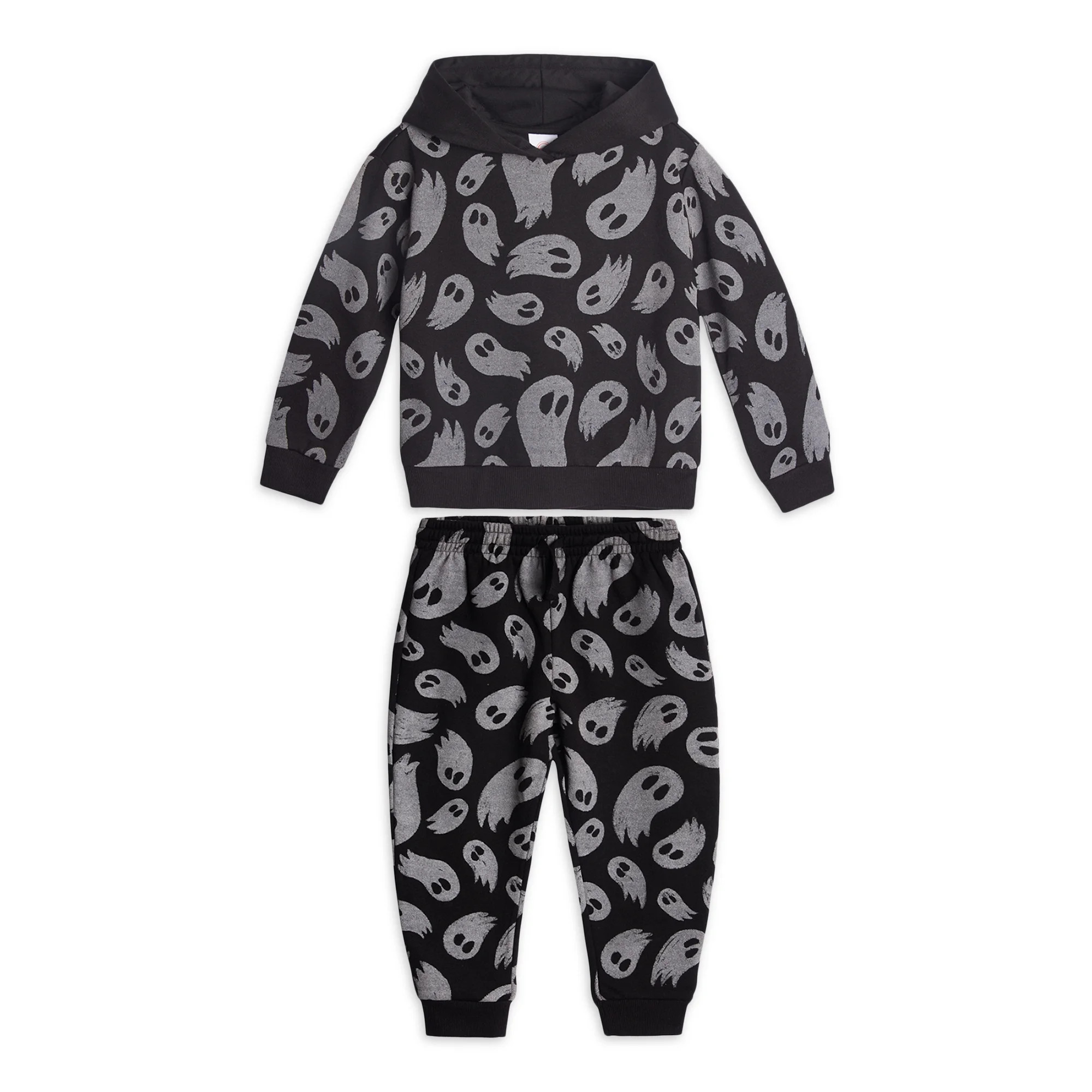 Wonder Nation Toddler Unisex Halloween Fleece Outfit Set, Sizes 2T-5T | Walmart (US)