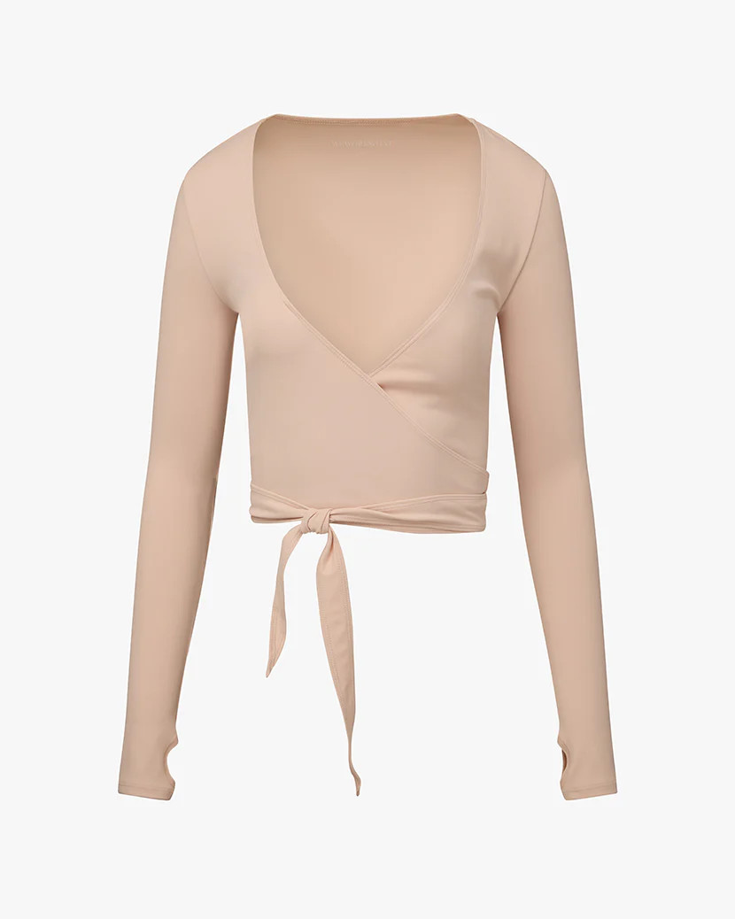 Long Sleeve Wrap Top | We Wore What