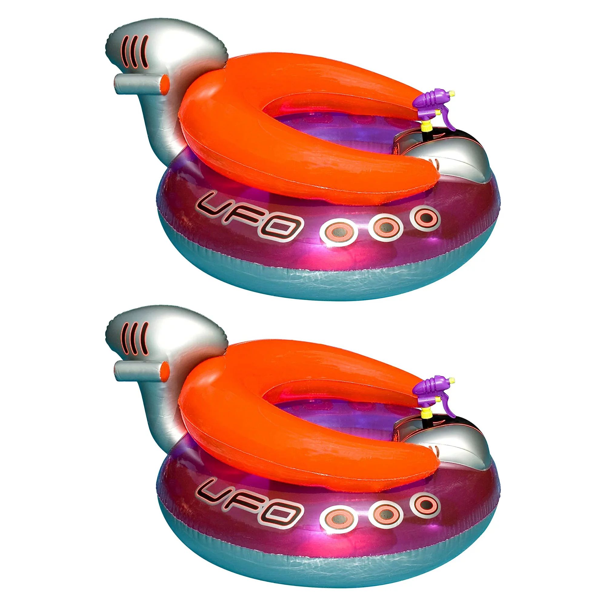 Swimline Inflatable UFO Lounge Chair Pool Float w/Squirt Gun (2 Pack) | Walmart (US)