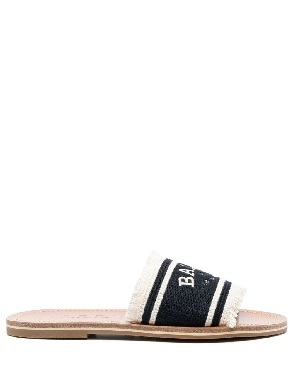 logo-print open-toe slides | Farfetch (CN)