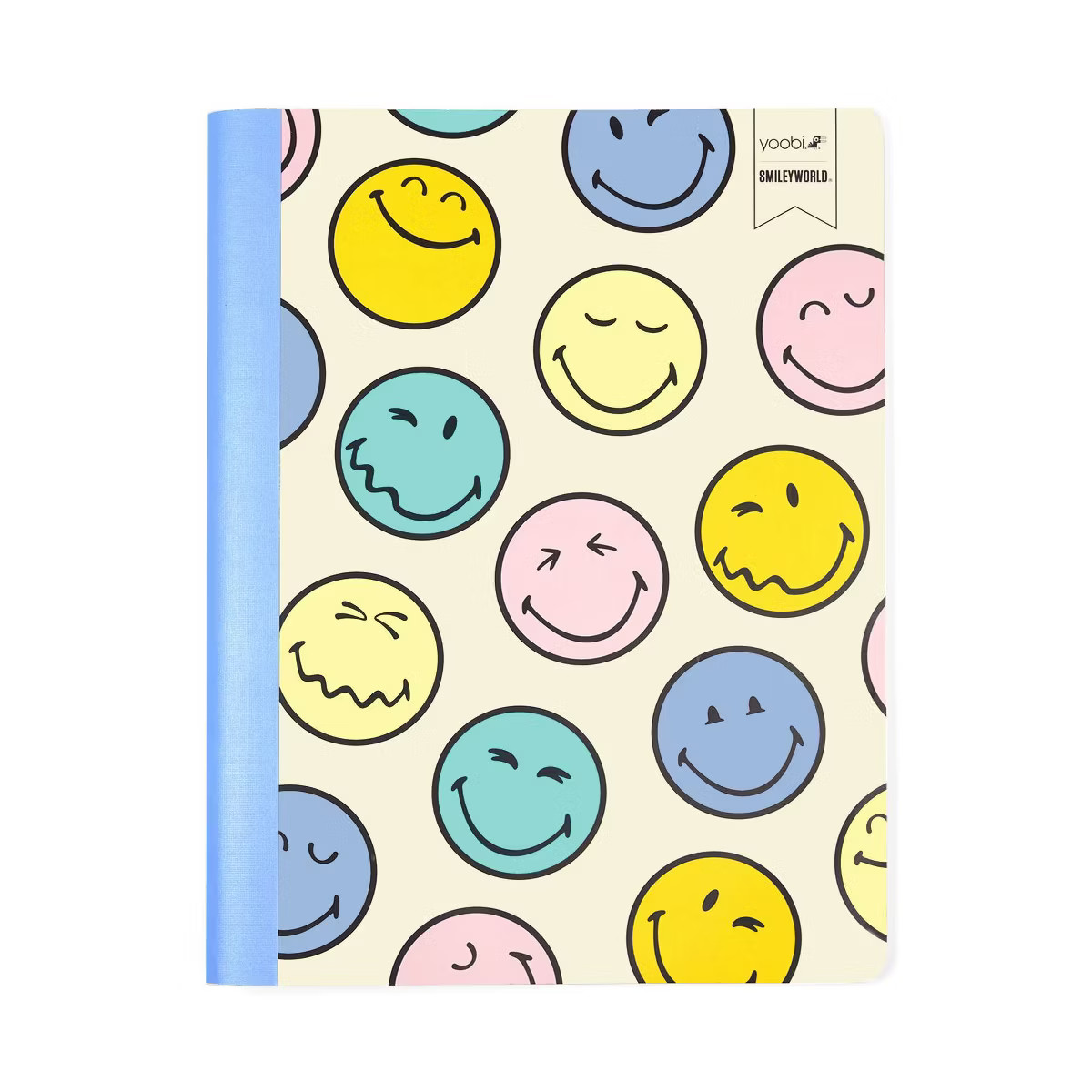 Yoobi SmileyWorld Composition Books 7.5"x9.75" Wide Ruled Multicolor Smiley | Target