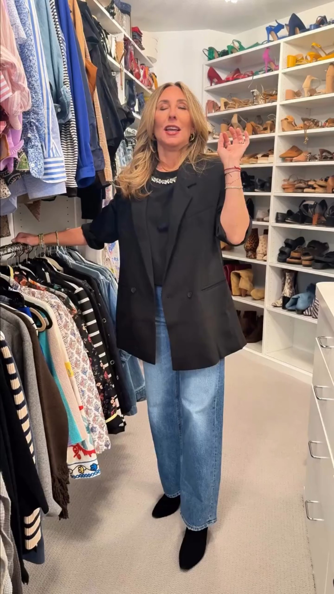 Feel like you have a closet full of clothes but nothing to wear? Here’s a quick and easy trick to figure out what you’re actually using!

At the start of the year (or any time, really), turn all your hangers backward. Each time you wear something, hang it back the proper way.

After a few months, you’ll have a clear visual of what’s getting love and what’s just taking up space. Try it and see what you discover!

Have you tried this before? Will you be trying it? Let me know!! 

#LTKootd #LTKHoliday #LTKWorkwear