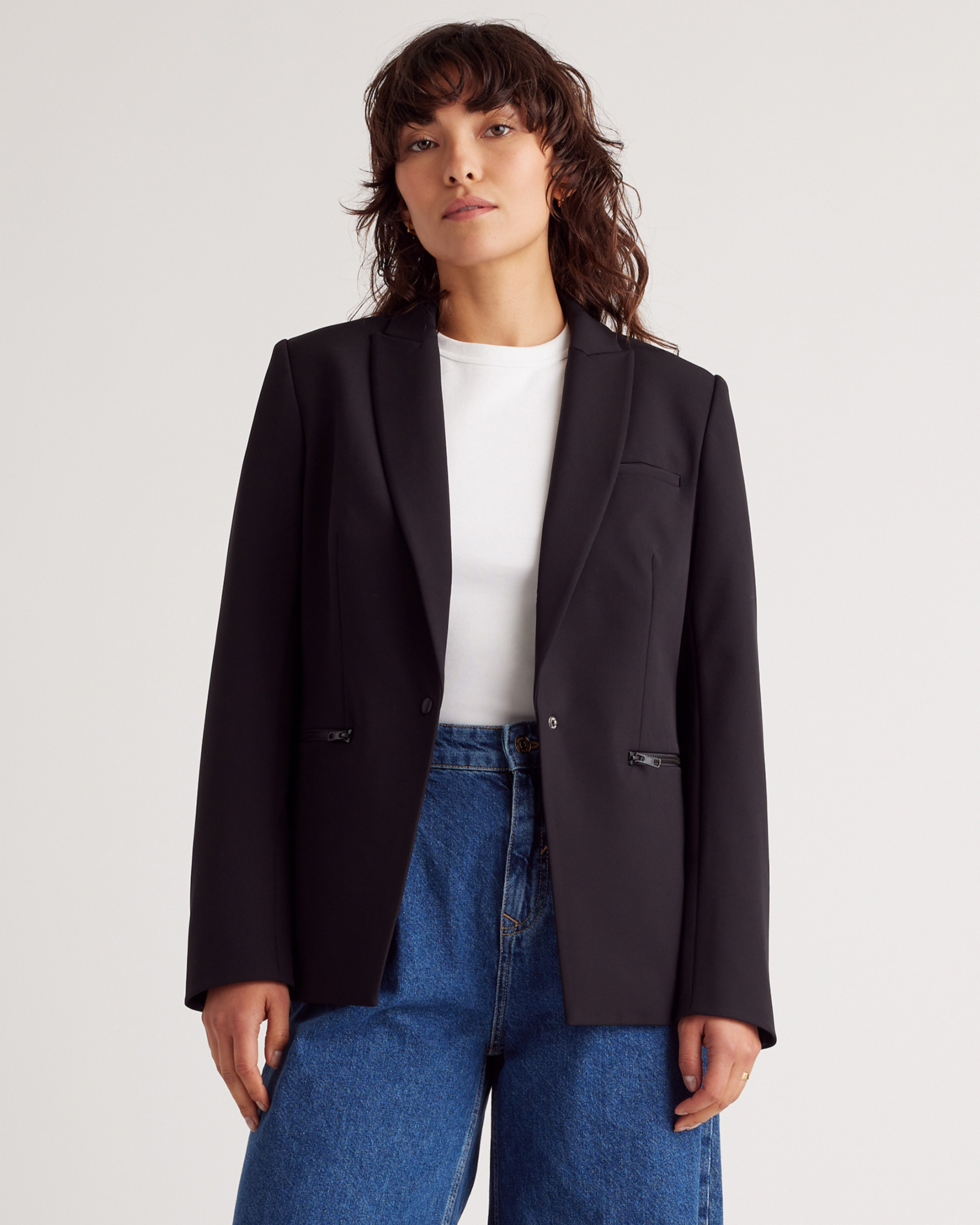 Scuba Single Breasted Convertible Blazer | Quince