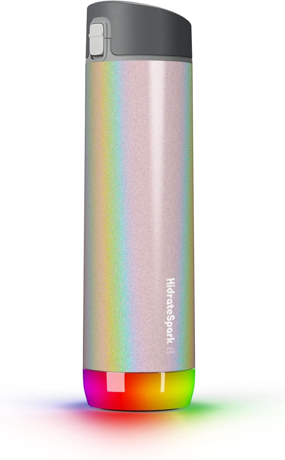 HidrateSpark STEEL Smart Water Bottle, Tracks Water Intake & Glows to Remind You to Stay Hydrated... | Amazon (US)