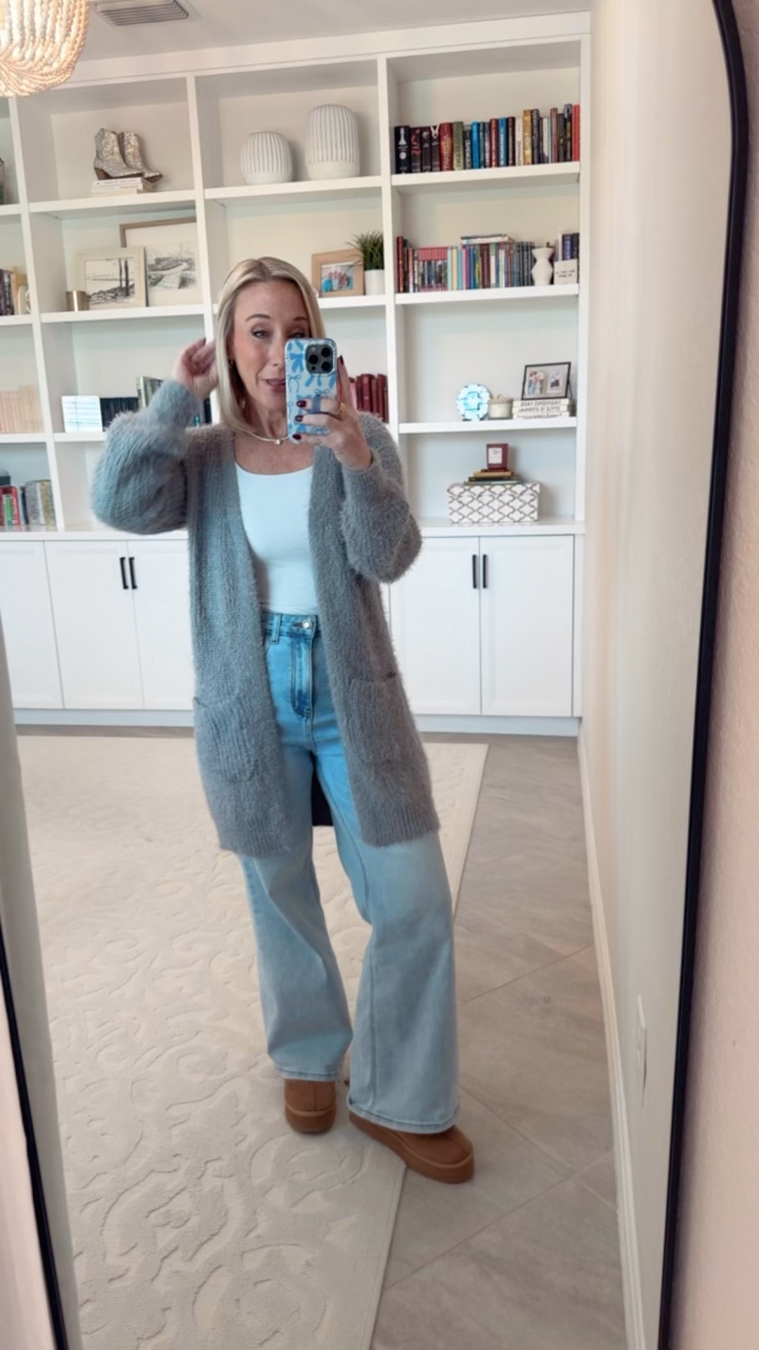 Old Navy - try-on haul * Eyelash Open Front Long Cardigan - Size XS. * Wide leg jeans - size 25. 

#LTKFindsUnder50#LTKSeasonal#LTKSaleAlert 

 